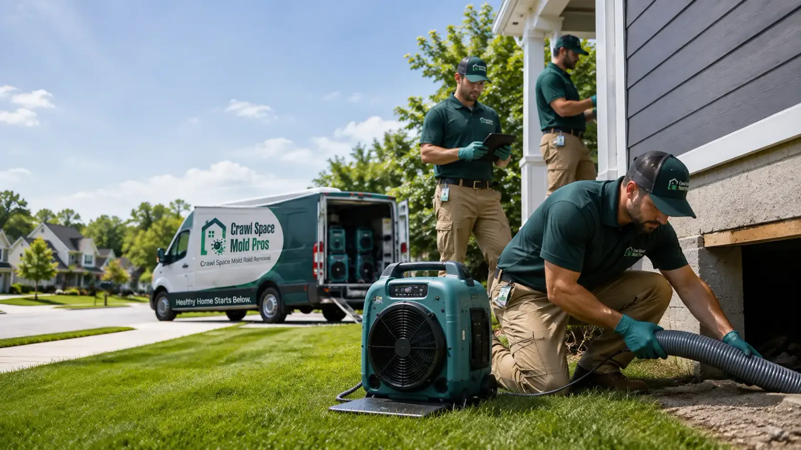 Crawl Space Mold Removal in Caldwell, TX